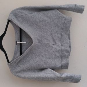 Free People Cashmere Silk Crop Sweater